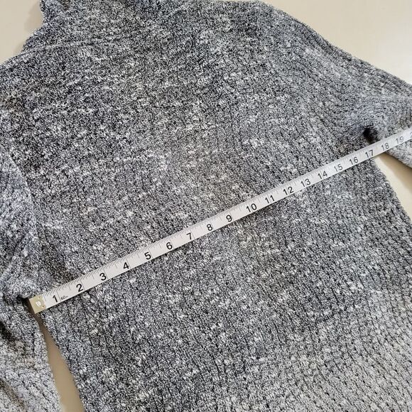 Simply Vera Vera Wang Black Ombre Waterfall Boucle Cardigan - Picture 5 of 15